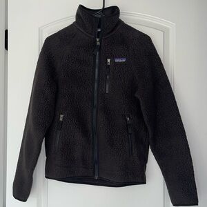 Patagonia Men’s Retro Pile Fleece Jacket Black Size XS